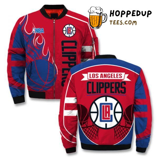 Los Angeles Clippers NBA Team 3D Printful Design Bomber Jacket Unique