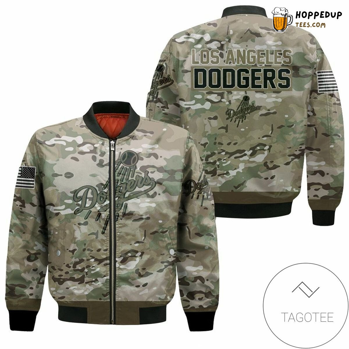 Los Angeles Dodgers MLB Timeless Bomber Jacket Home Game Look