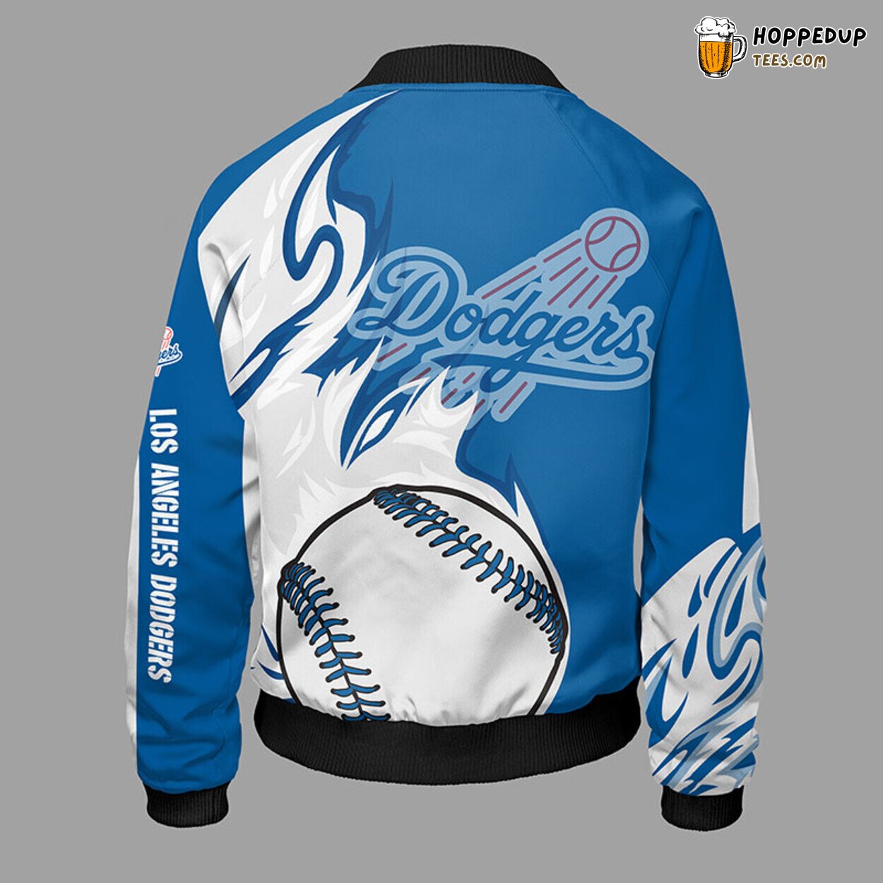 Los Angeles Dodgers MLB Unique Blue Bomber Jacket Design