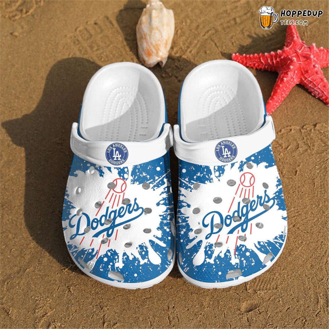 Los Angeles Dodgers Themed Comfortable Unique Stylish Design Clogs