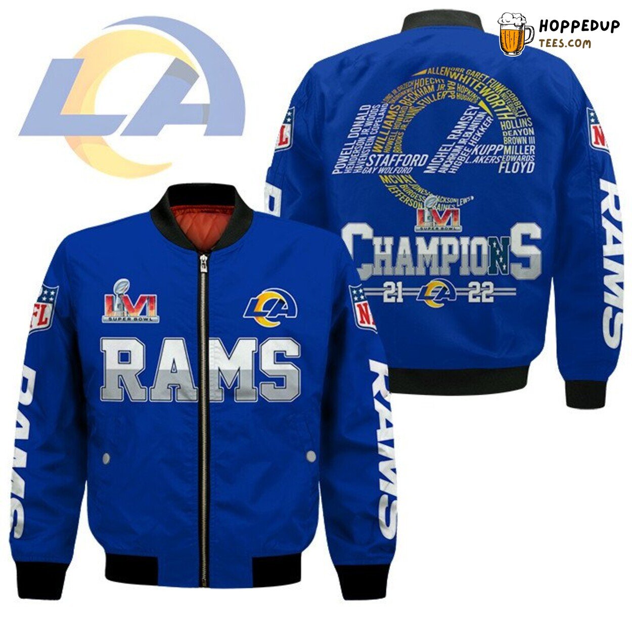 Los Angeles Rams Premium Quality Bomber Jacket Selection
