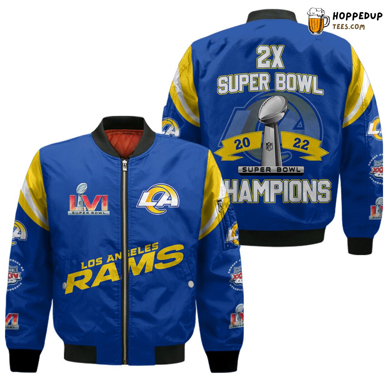 Los Angeles Rams Super Bowl Champions Unique Bomber Jacket