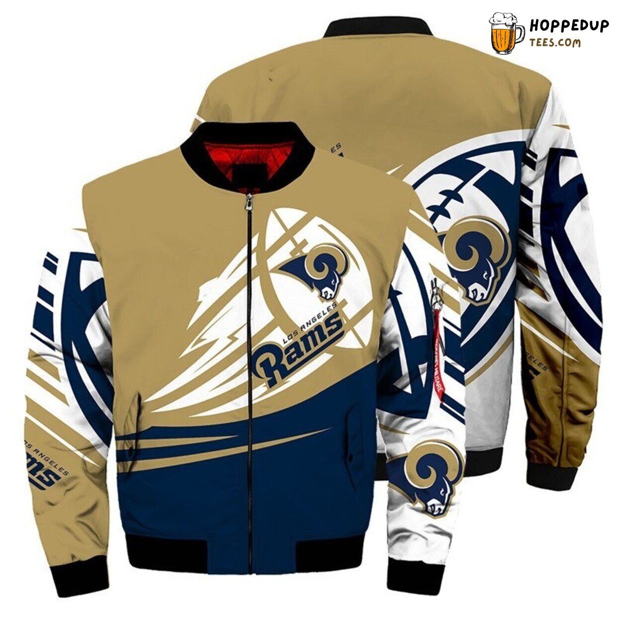Los Angeles Rams Ultra Balls Graphic Bomber Jacket Exclusive