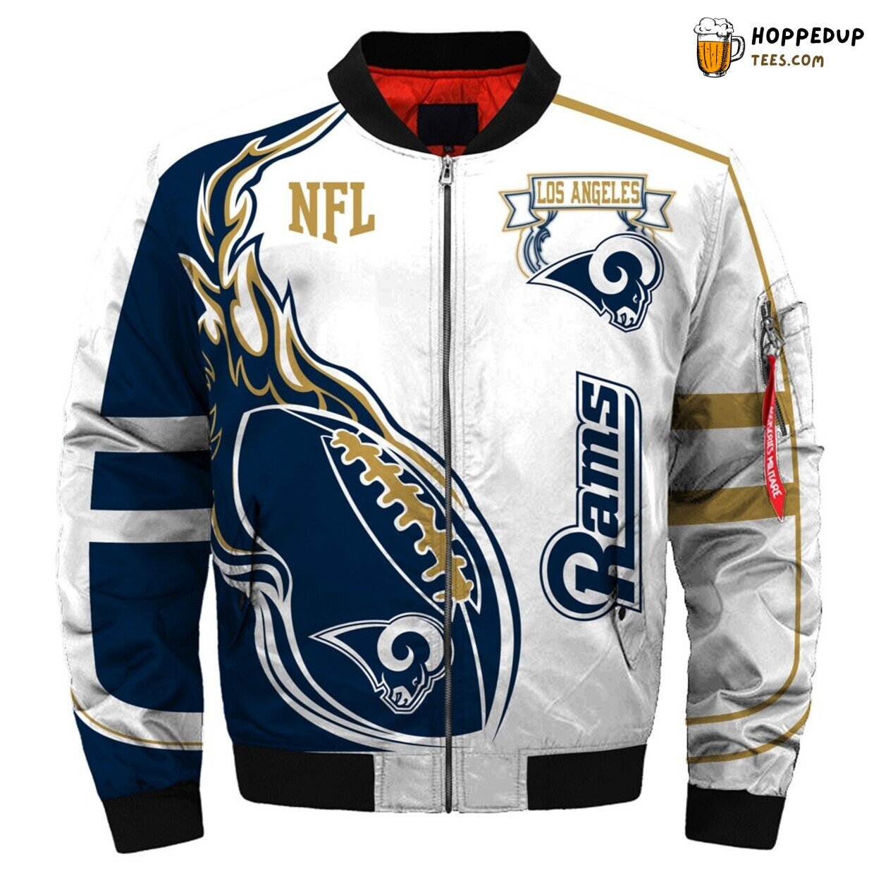 Los Angeles Rams Winter Ready Men’s Bomber Jacket Coat