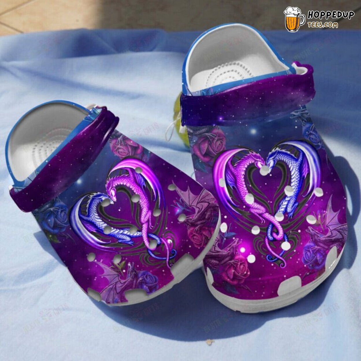 Love Dragon Themed Comfortable Unique Design Birthday Gift Clogs