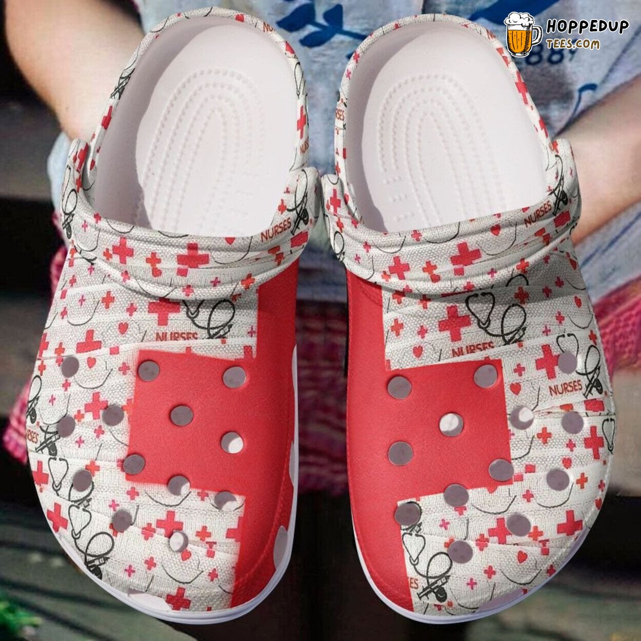 Love For Nurse Theme Comfortable Clogs Birthday Gift Male Female