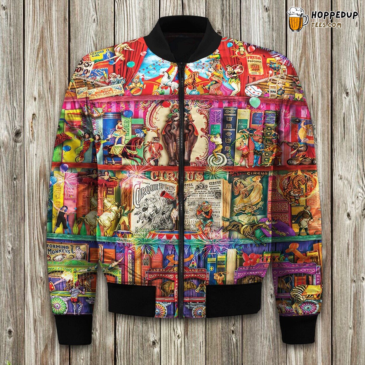 Love Hawaii Tropical Winter Bomber Jacket Island Passion Theme