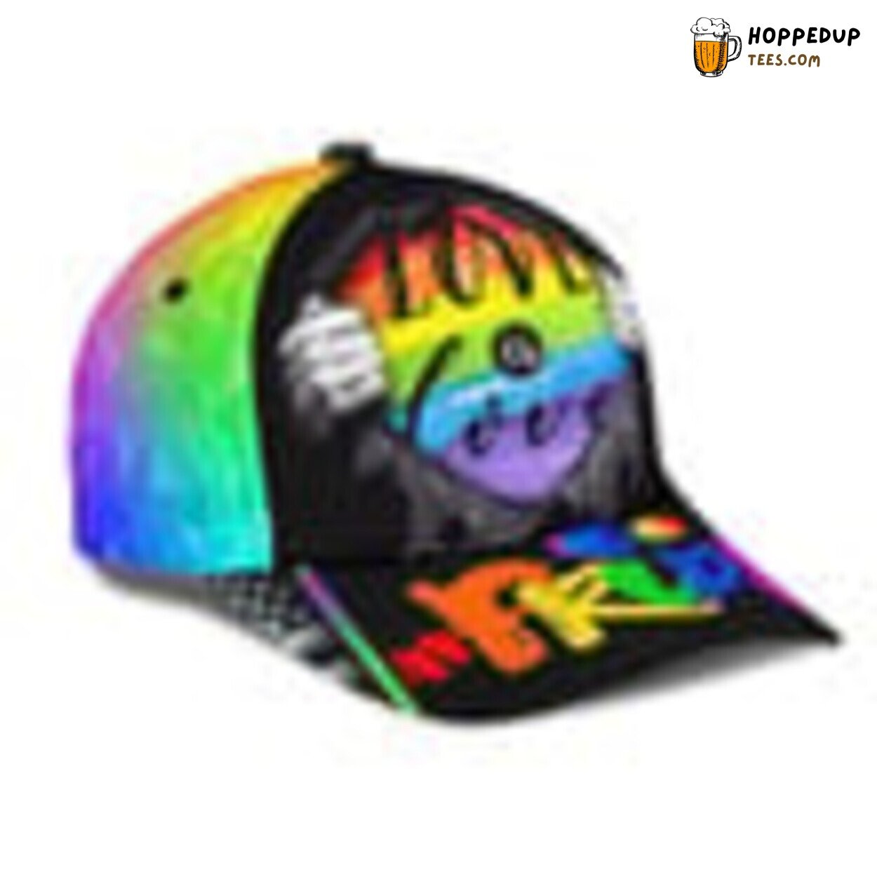 Love Is Love Classic 3D Cap LGBT Pride Unique Design Special Gift Hat