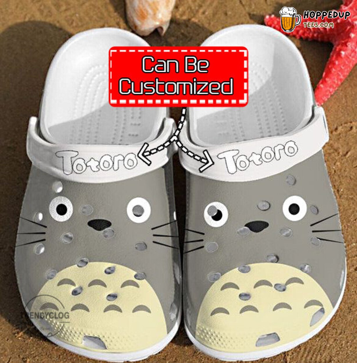 Love My Neighbor Totoro Cartoon Themed Comfortable Clog Shoes