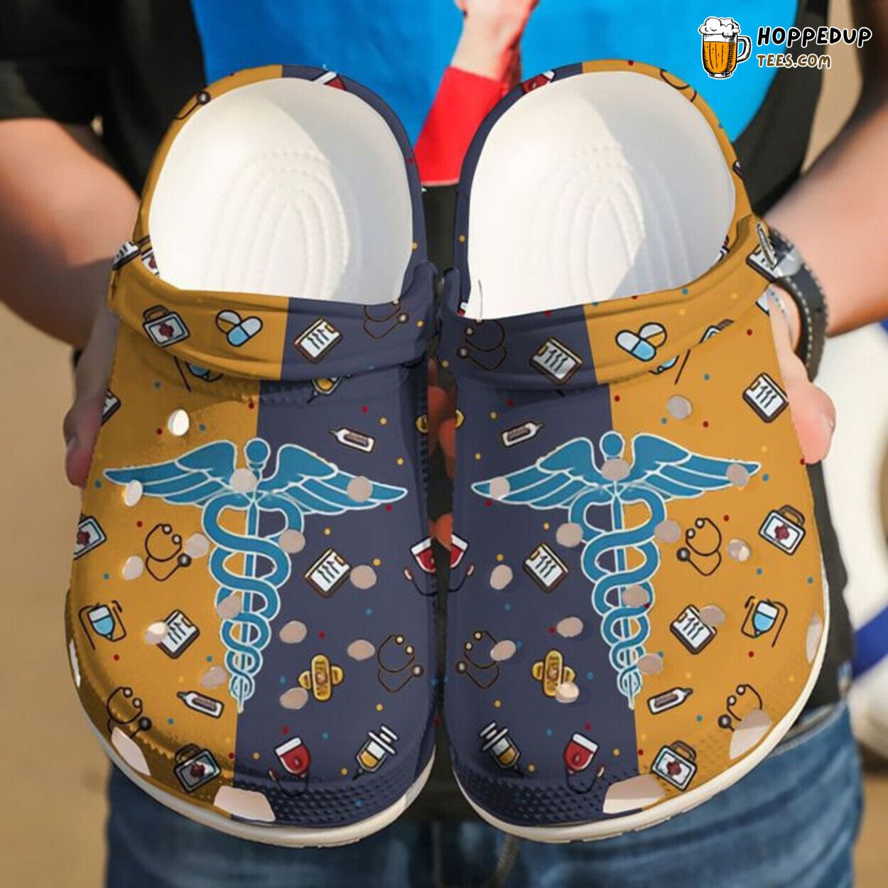 Love Nurse Doctor Fan Gift Classic Water Comfortable Rubber Clogs