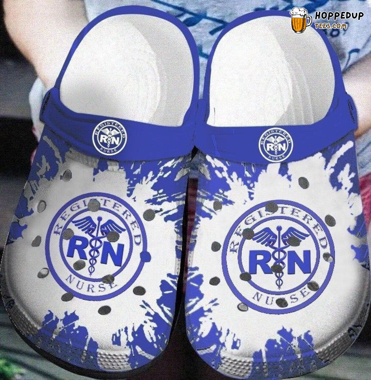 Love Nurse RN Best Gift Registered Ideas Symbol Comfy Clog Shoes