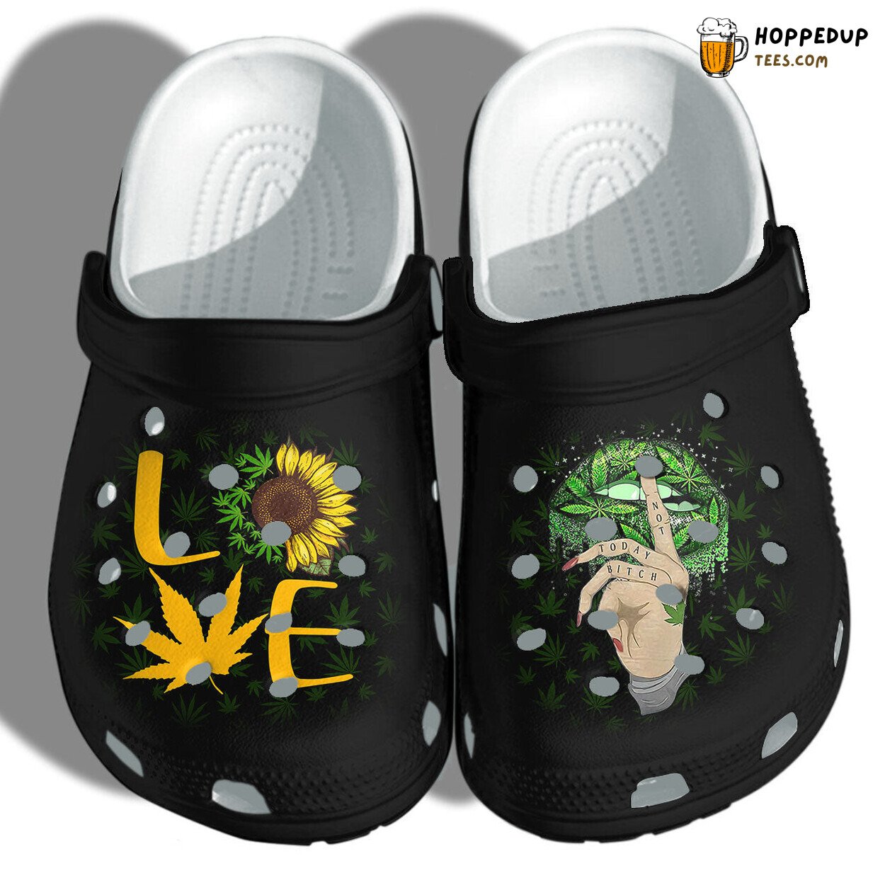 Love Sunflower Weed Shoes Funny Shut Up Lip Customized Comfort Wear