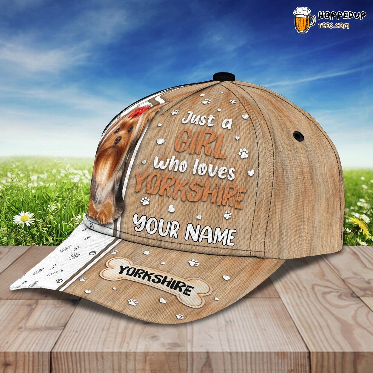 Love Yorkshire 3D Classic Cap Personalized Name Exclusive Premium Design