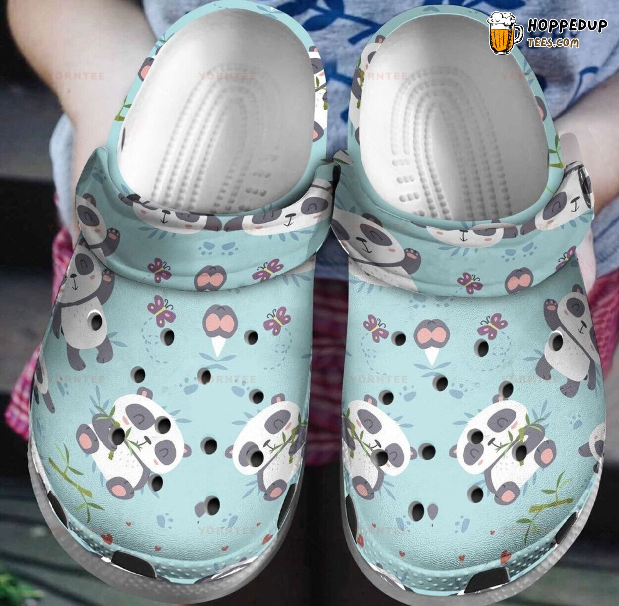 Lovely Panda Style Rubber Clog Shoes Comfortable Lover’s Gift Idea