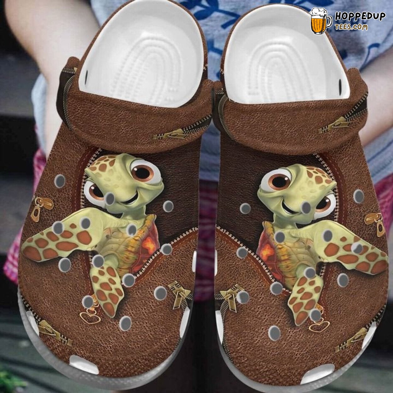 Lovely Sea Turtle Tattoo Themed Birthday Christmas Gift Clogs Shoes