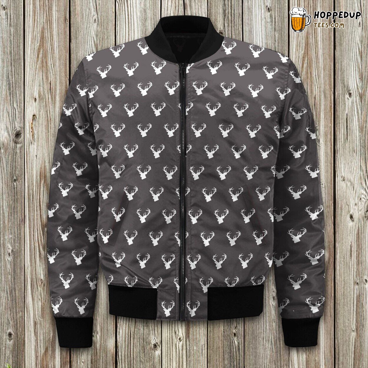 Loyal Basset Hound Essence Winter Bomber Jacket Tailored Elegance Precision