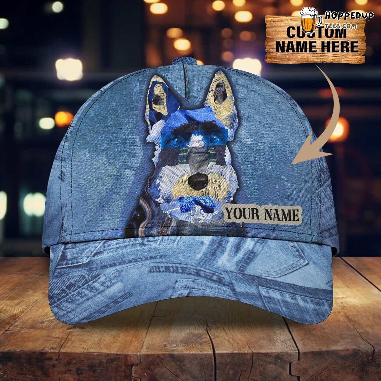 Loyal Schnauzer Personalized Classic Cap 3D Unique Dog Lover’s Design