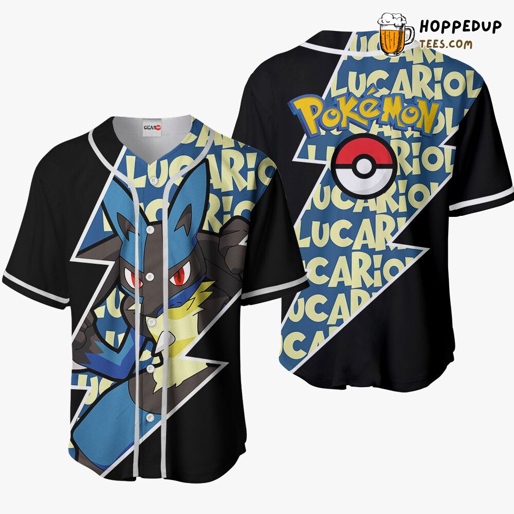 Lucario Unique Design Distinctive Baseball Jersey Collection Style Edition