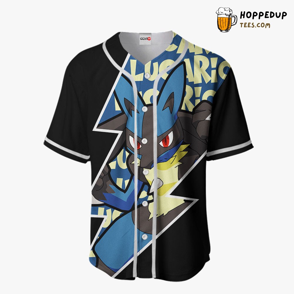 Lucario Unique Design Distinctive Baseball Jersey Collection Style Edition