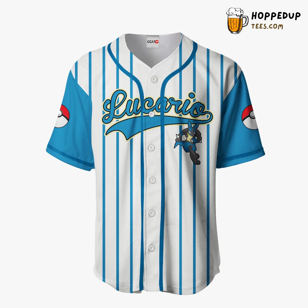 Lucario Unique Distinctive Edition Baseball Jersey Collection Design Style