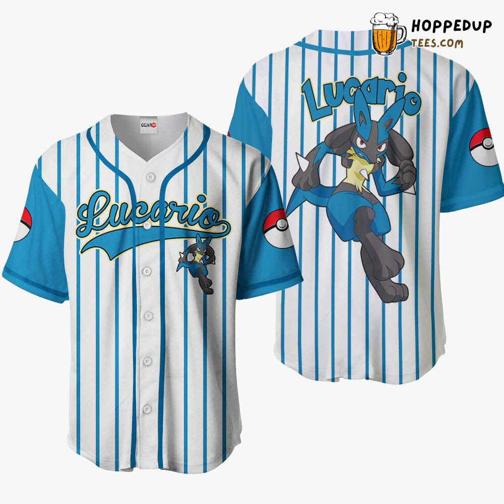 Lucario Unique Distinctive Edition Baseball Jersey Collection Design Style Lucario Unique Distinctive Edition Baseball Jersey Collection Design Style
