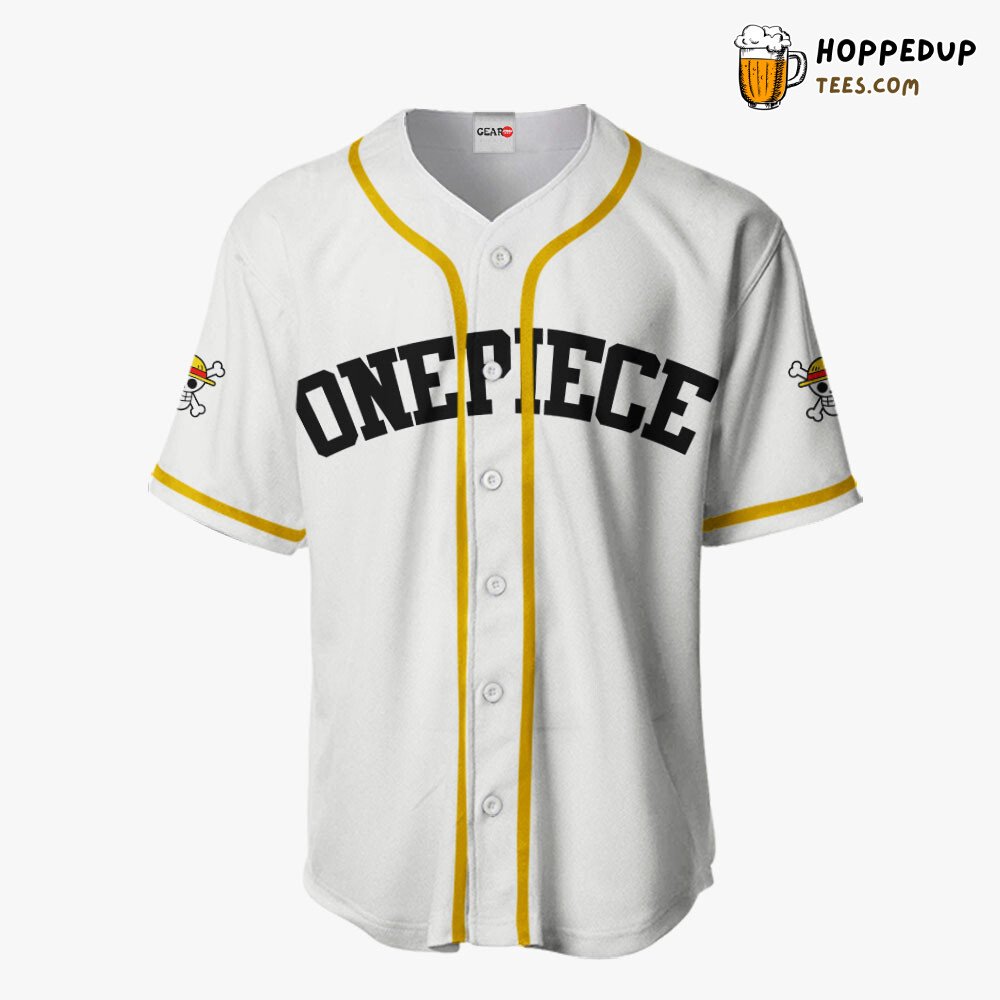 Luffy Gear Unique Anime Collection Baseball Jersey Distinctive Design Style