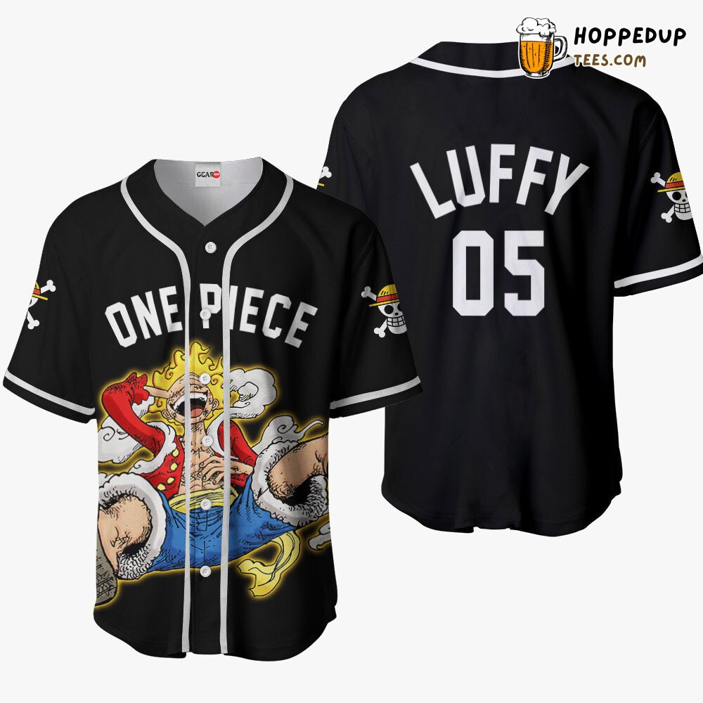 Luffy Gear Unique Edition Anime Baseball Jersey Sport Design Collection Luffy Gear Unique Edition Anime Baseball Jersey Sport Design Collection