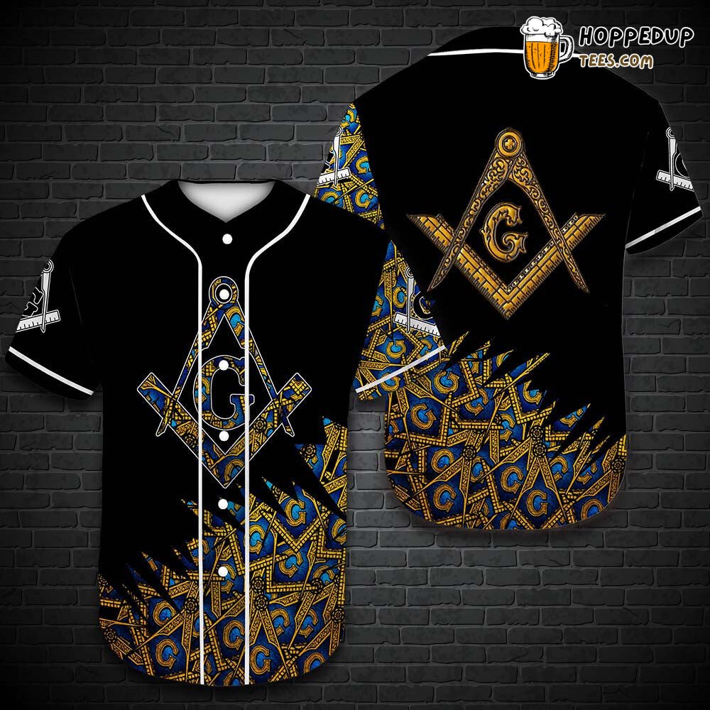 Luxe Manson Gold Style 3D Printed Baseball Jersey Shirt Flashy