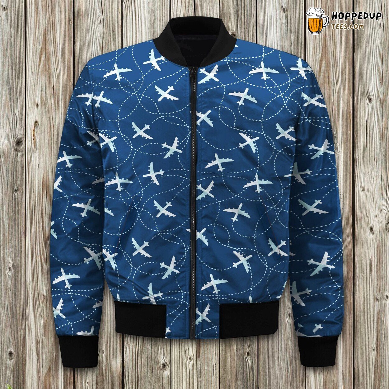 Luxury Airplane Winter Bomber Jacket Precision Tailored Unique Exquisite