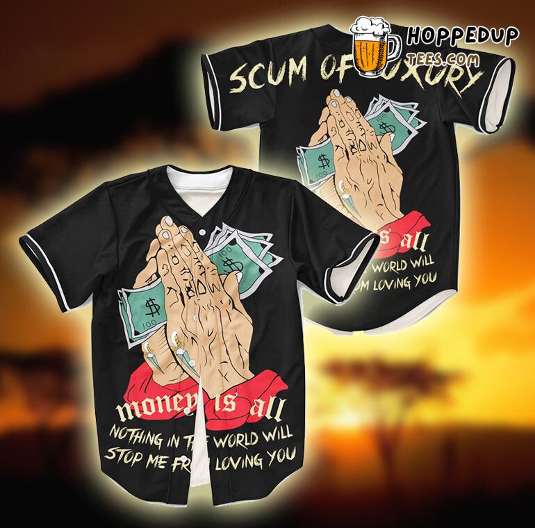 Luxury Scum Statement 3D Printed Baseball Jersey Shirt Satire Luxury Scum Statement 3D Printed Baseball Jersey Shirt Satire