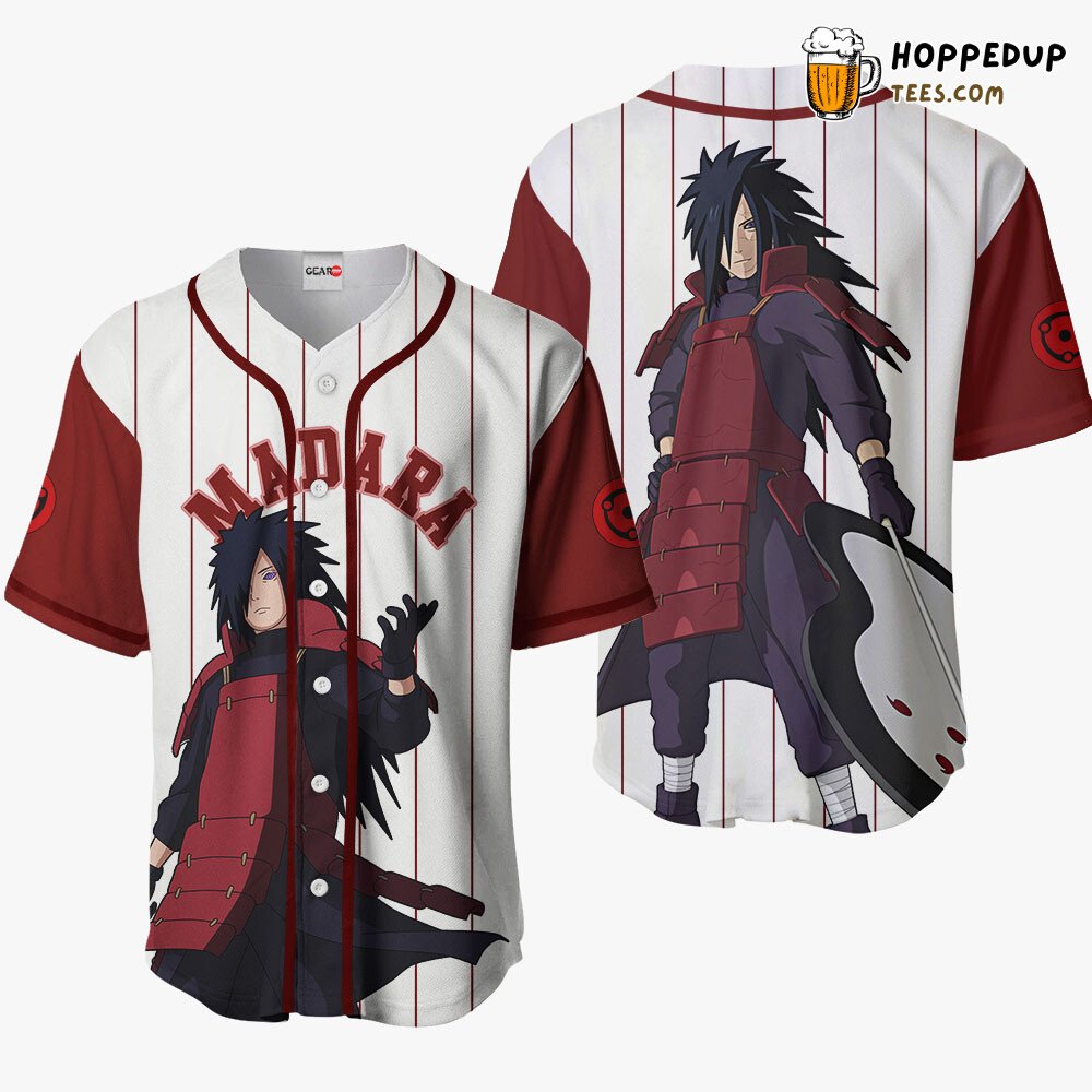 Madara Uchiha Distinctive Edition Anime Baseball Jersey Unique Design Madara Uchiha Distinctive Edition Anime Baseball Jersey Unique Design