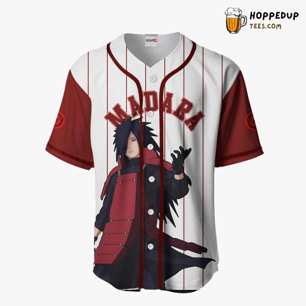 Madara Uchiha Distinctive Edition Anime Baseball Jersey Unique Design