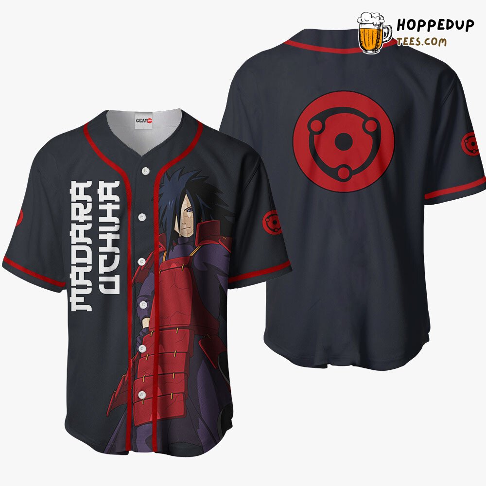 Madara Uchiha Unique Anime Design Collection Baseball Jersey Distinctive