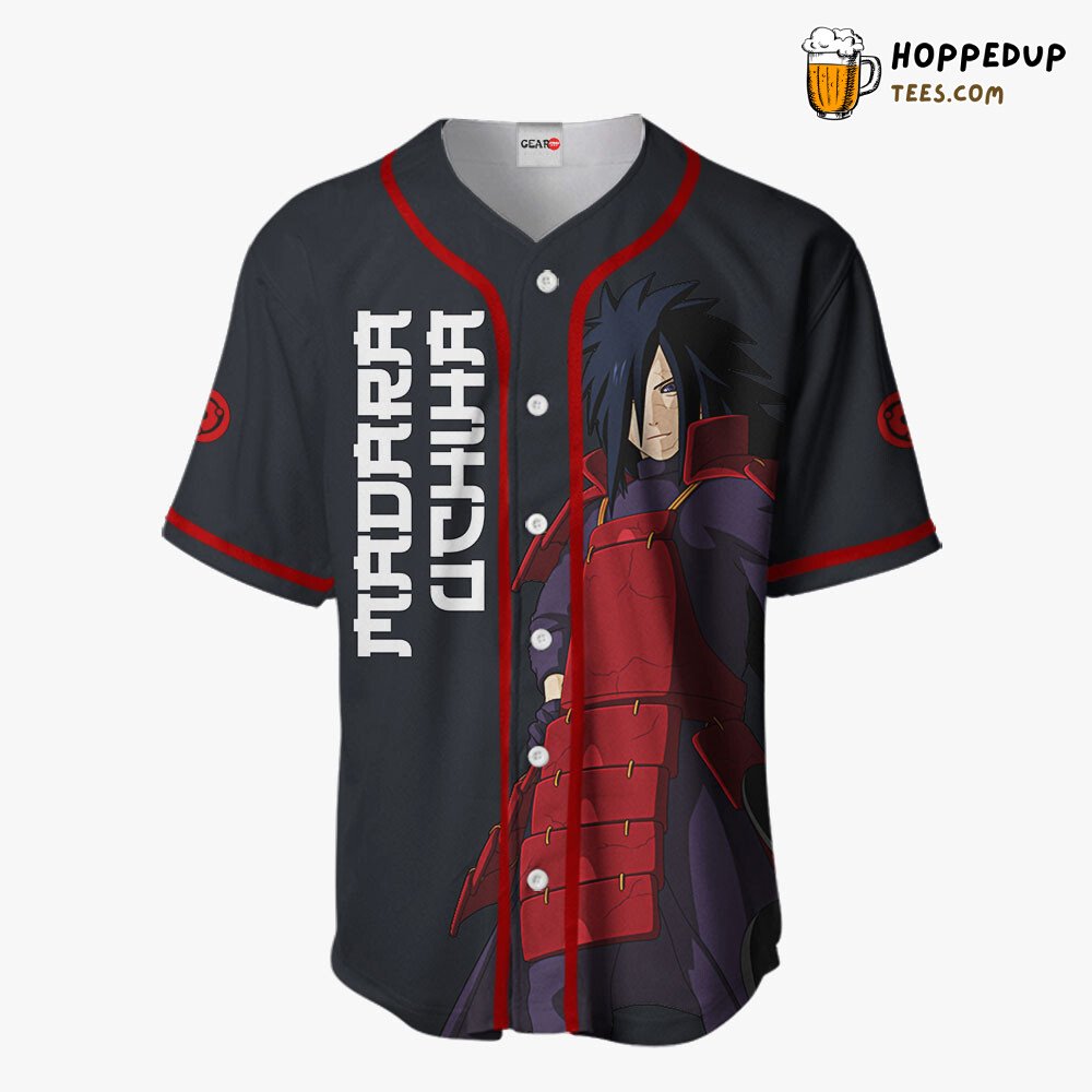Madara Uchiha Unique Anime Design Collection Baseball Jersey Distinctive