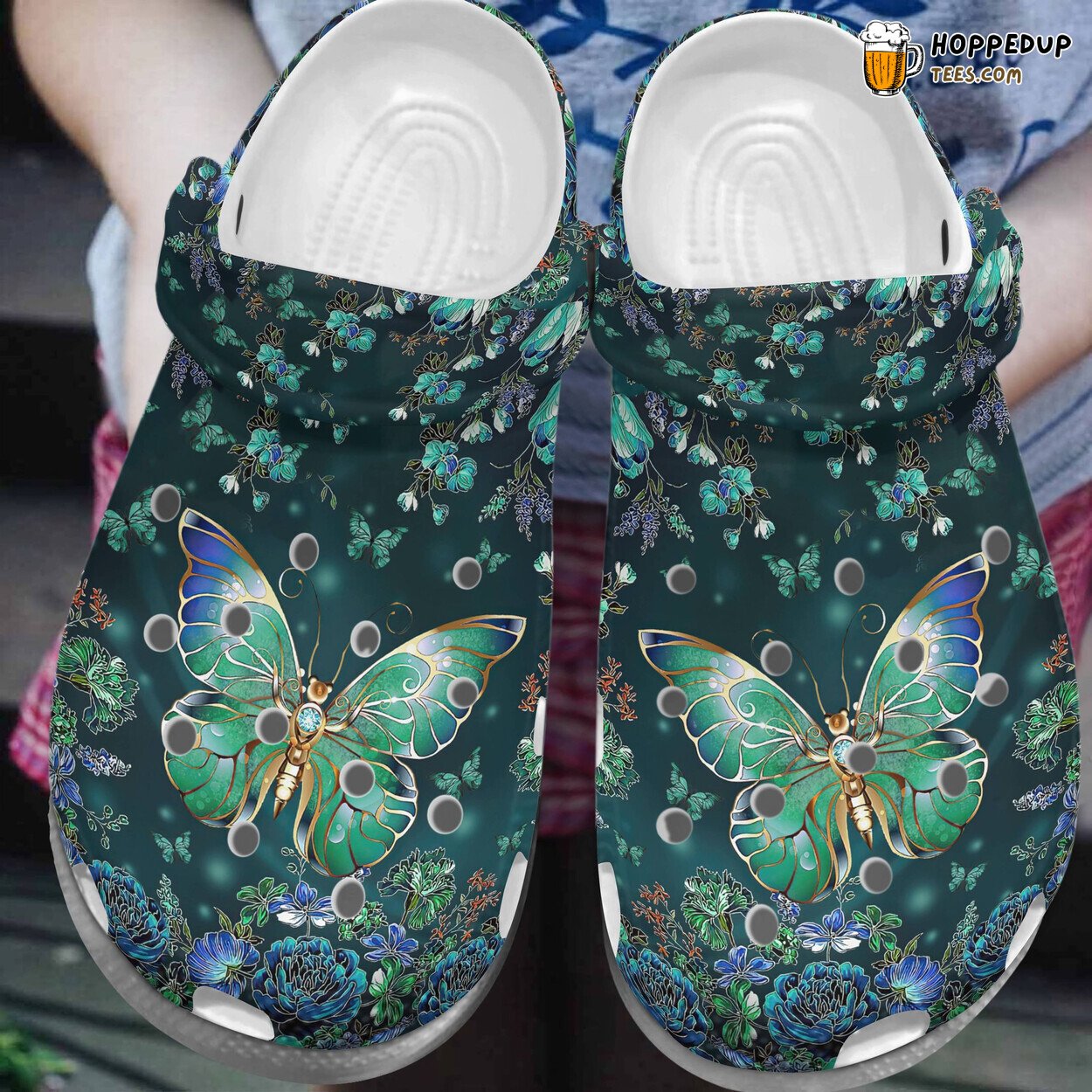 Magical Butterfly Croc Shoes Women Fantasy Themed Birthday Gifts for Daughter