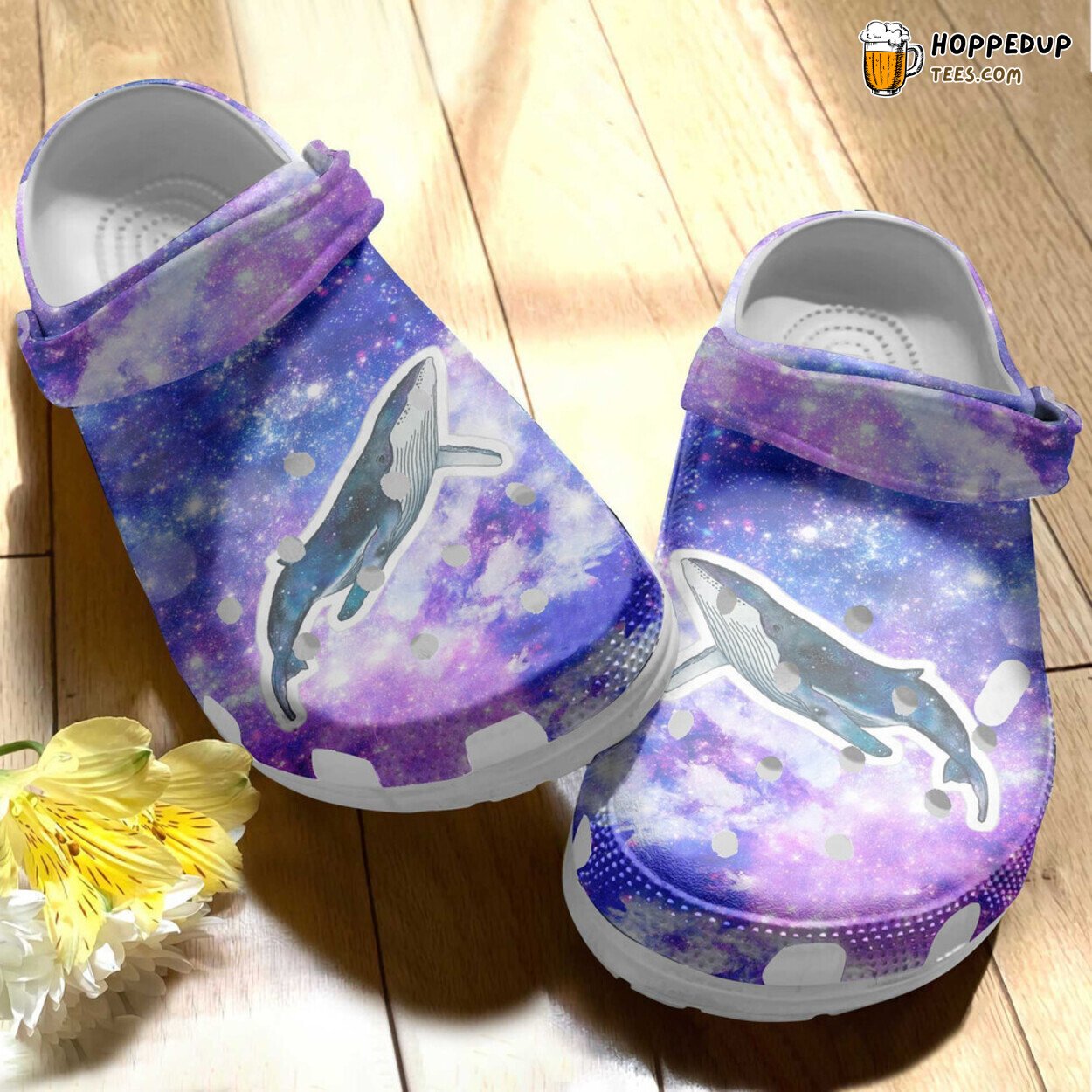 Magical Humpback Whale Underwater Animal Lover Gift Rubber Clog