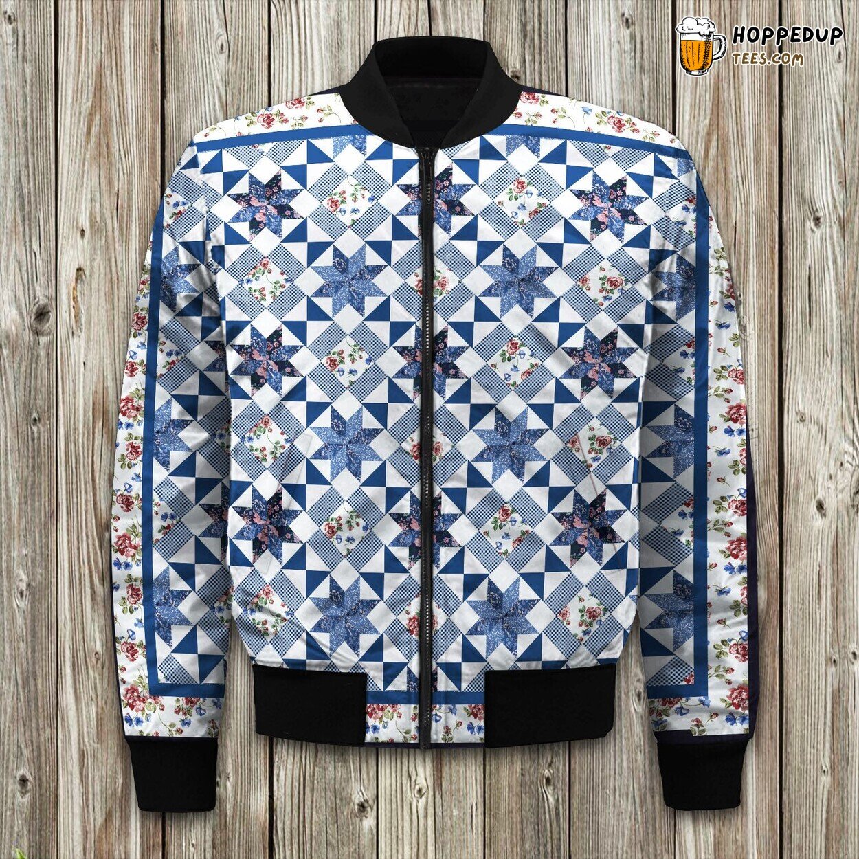 Mainstays Classic Claires Rose Bomber Jacket