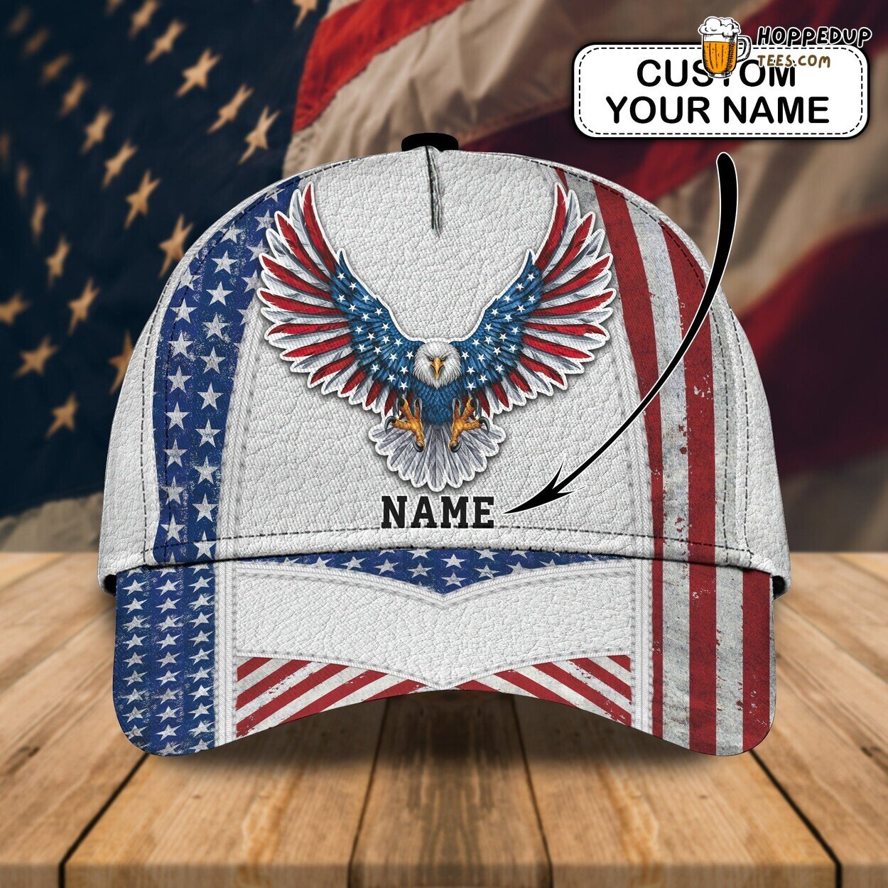 Majestic American Eagle 3D Classic Cap Personalized Unique Design Trend