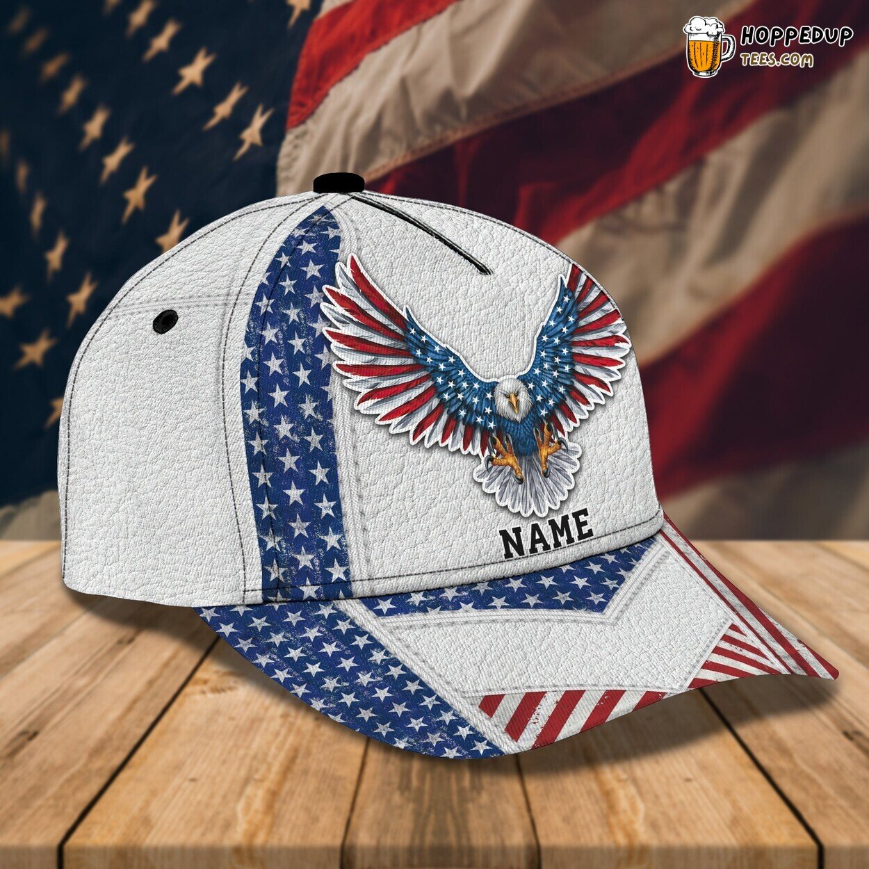 Majestic American Eagle 3D Classic Cap Personalized Unique Design Trend Majestic American Eagle 3D Classic Cap Personalized Unique Design Trend