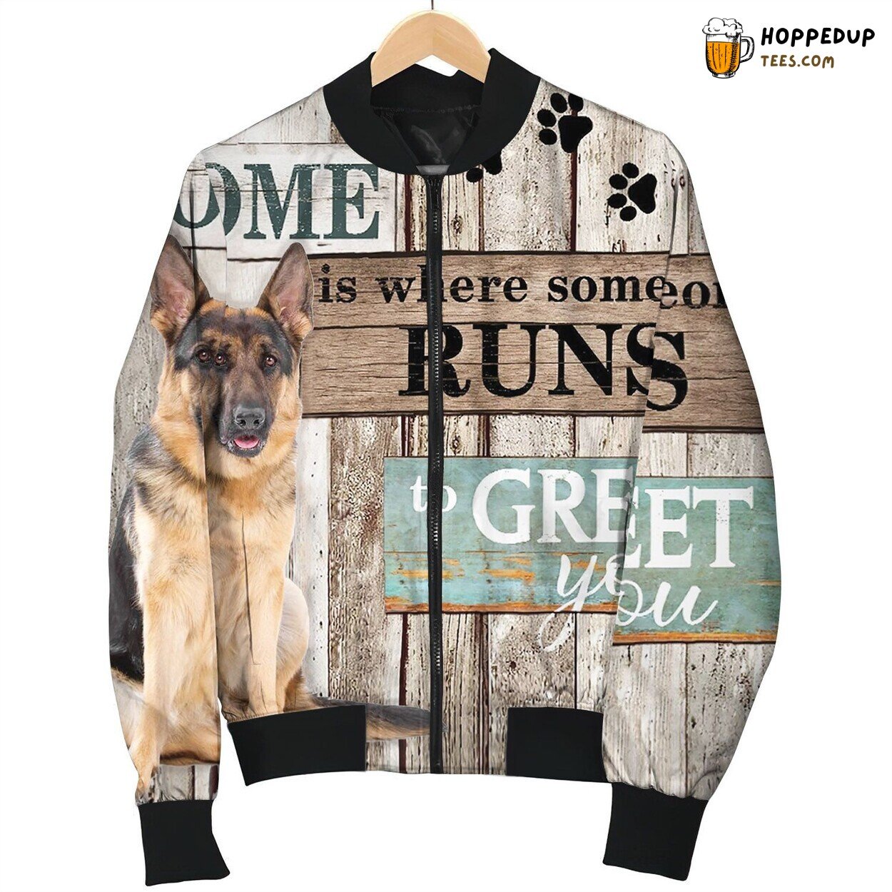 Majestic Chow Chow Portrait Bomber Jackets Winter Dog Love