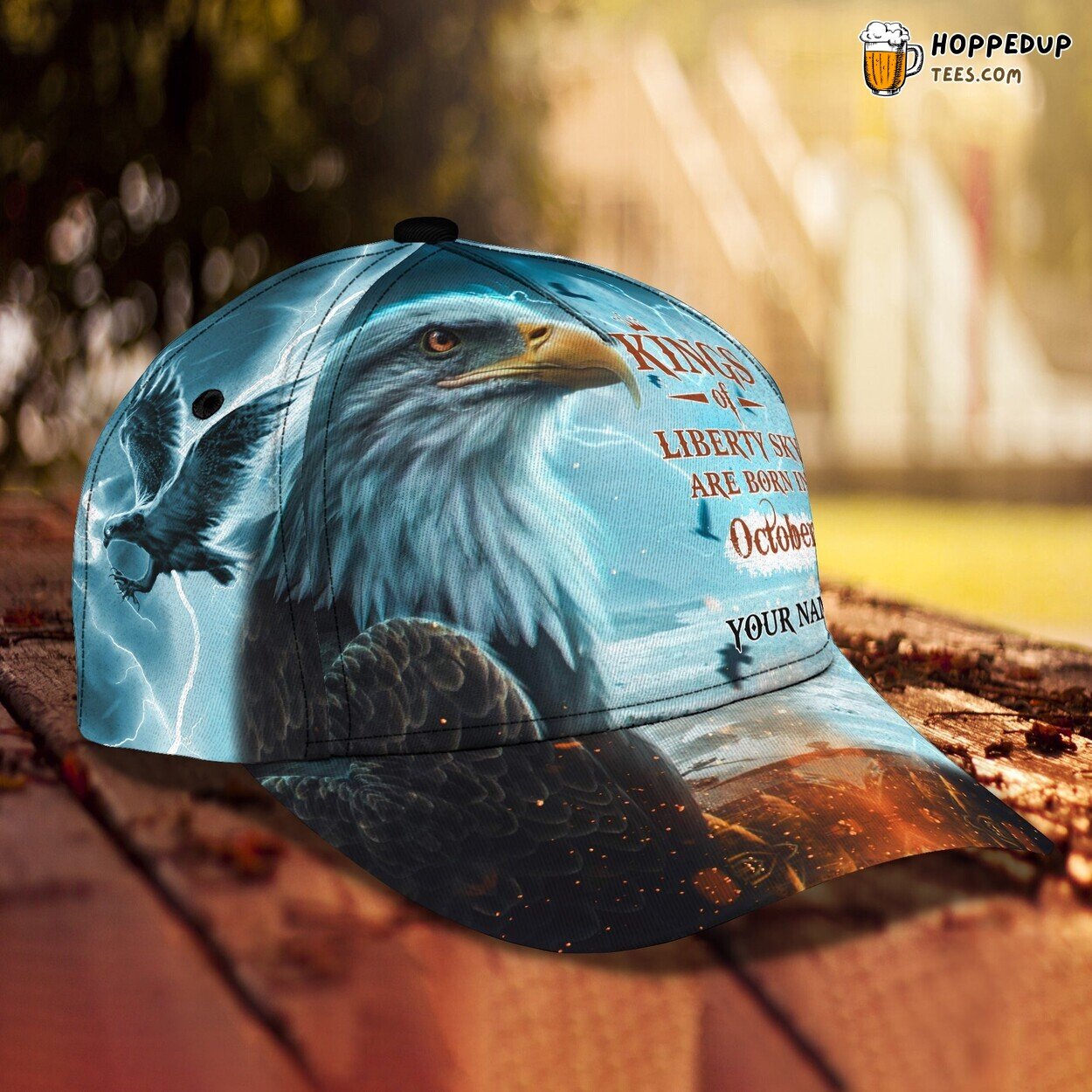 Majestic Eagle October Edition 3D Classic Cap Personalized Name Unique Look