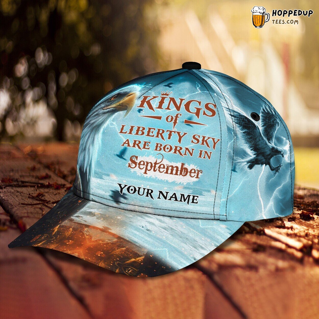 Majestic Eagle September 3D Classic Cap Personalized Name Unique Design
