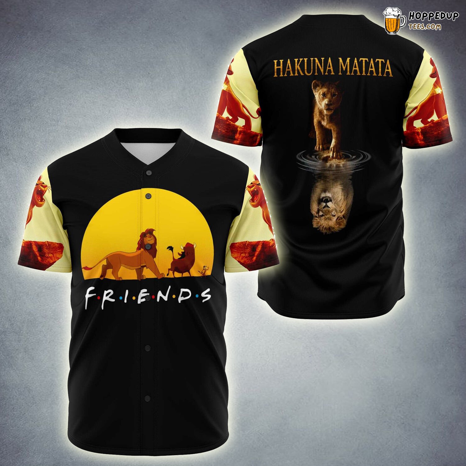 Majestic Lion Roar 3D Printed Baseball Jersey Shirt Kingly Art