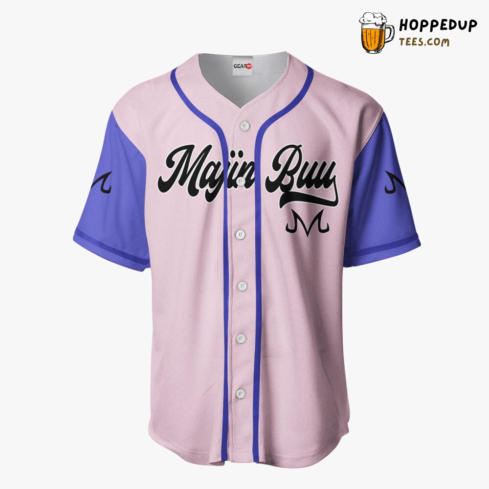 Majin Buu Distinctive Unique Edition Baseball Jersey Collection Design Style