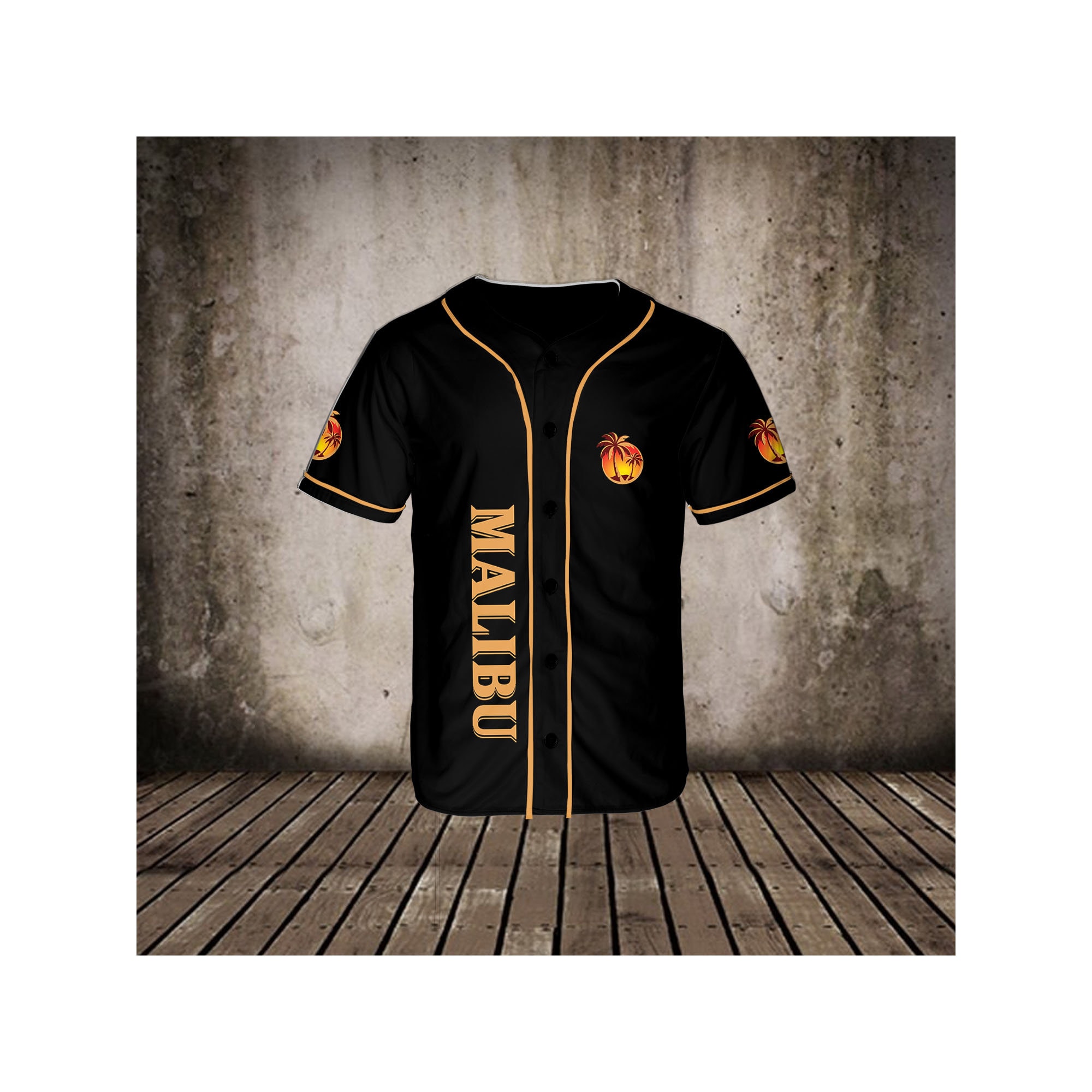 Malibu Rum Baseball Jersey Shirt for Beer Lovers HU