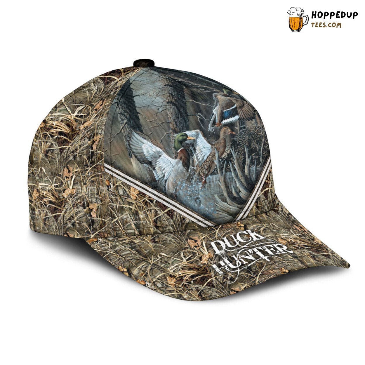 Mallard Duck Vibrant 3D Print Design Classic Baseball Cap Perfect for Hunting