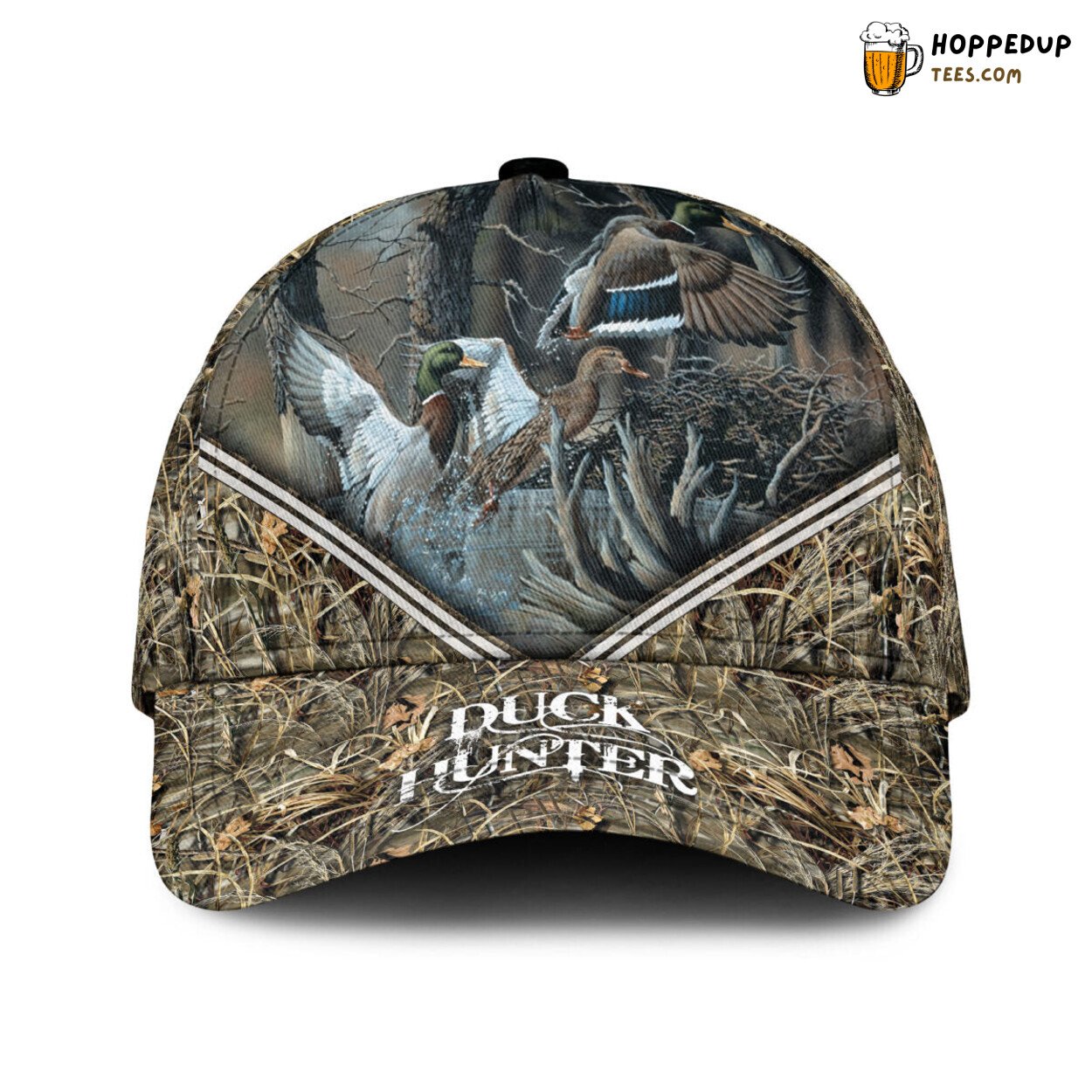 Mallard Duck Vibrant 3D Print Design Classic Baseball Cap Perfect for Hunting