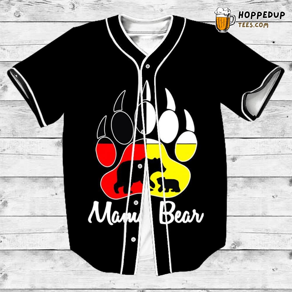 Mama Bear Medicine Wheels Native American Baseball Tee Jersey Shirts 3D