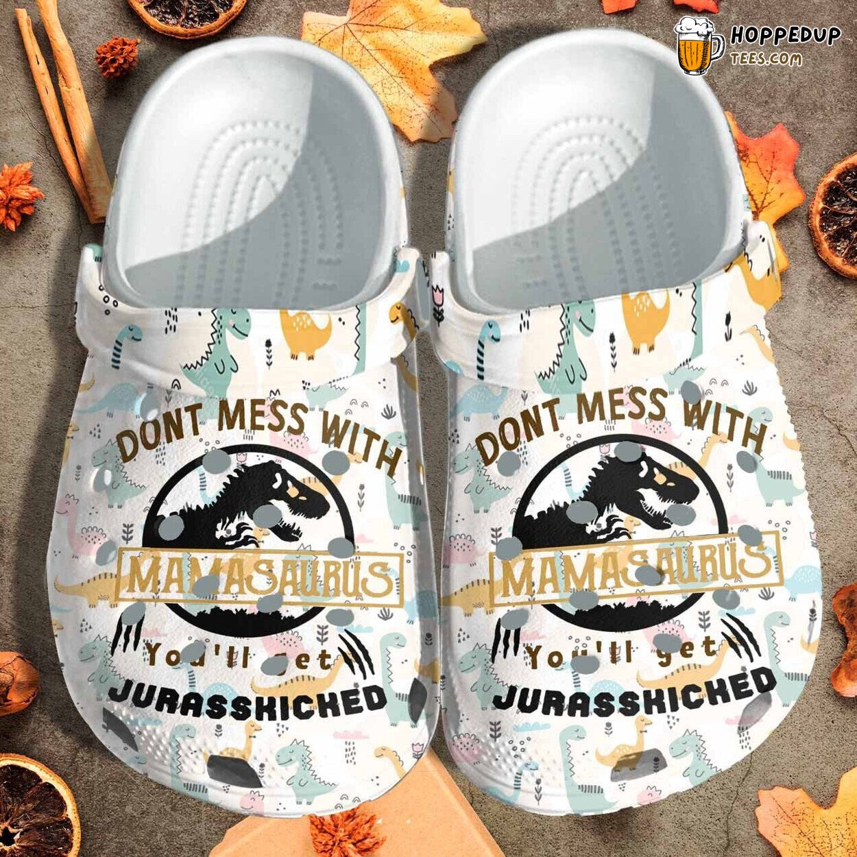 Mamasaurus Mother’s Day 2022 Love Moon Funny Themed Clogs Shoes