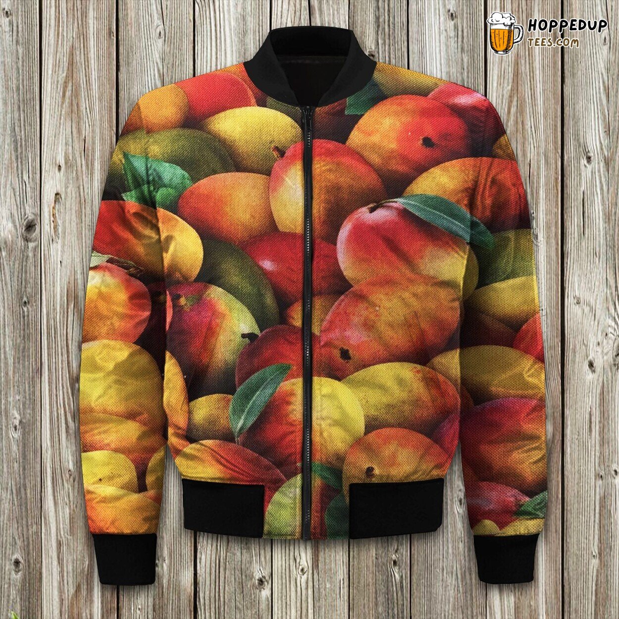 Mango Tropical Delight Winter Bomber Jacket Juicy Fruit Elegance